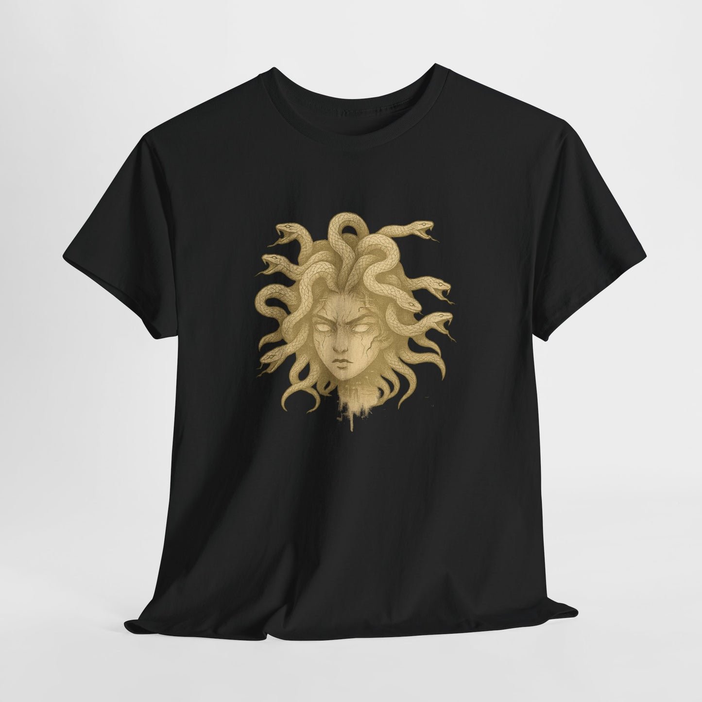 Medusa Graphic Tee – Unisex Heavy Cotton Shirt