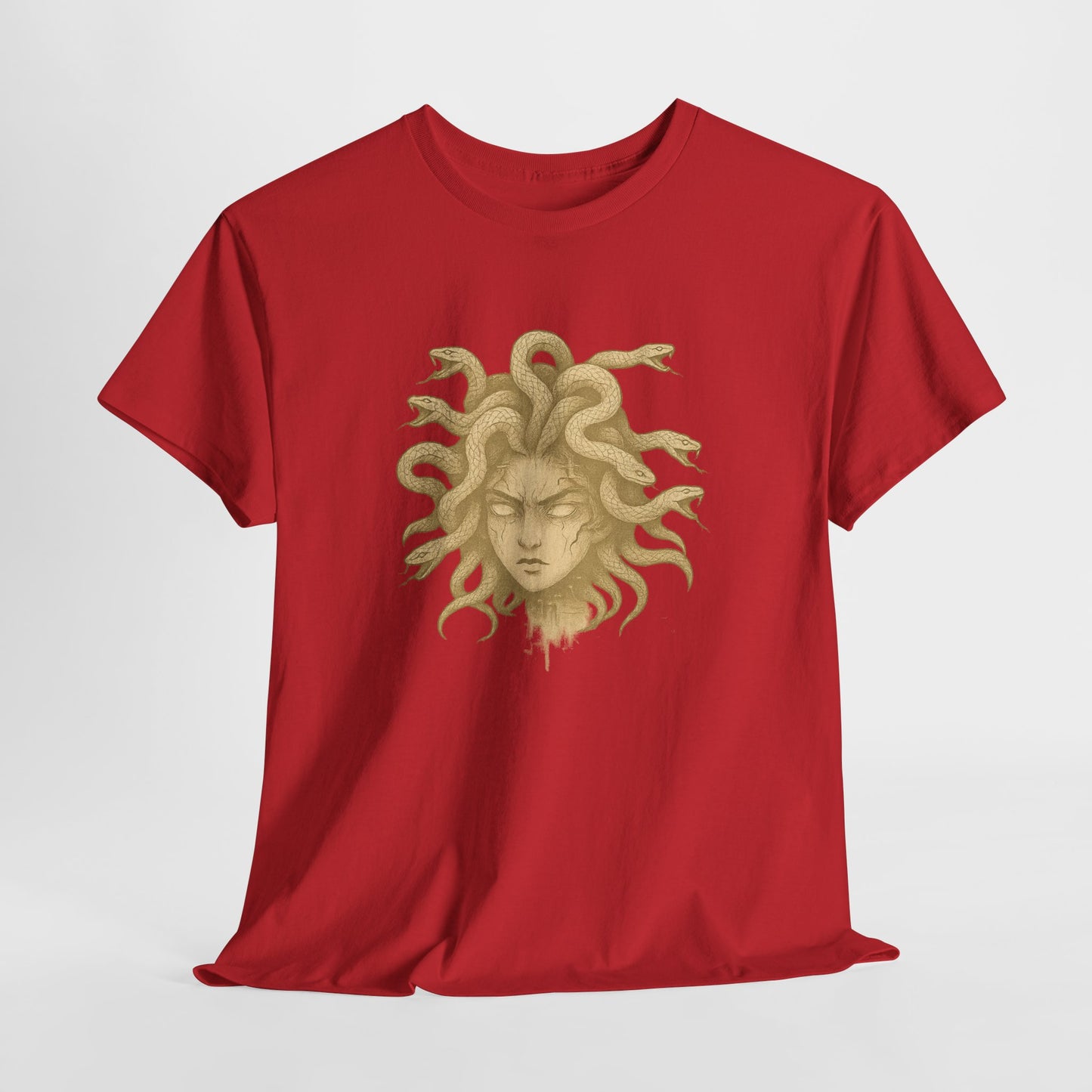 Medusa Graphic Tee – Unisex Heavy Cotton Shirt
