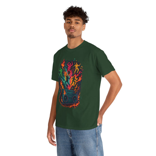 Vibrant Dance Party Tee, Unisex Cotton Tee