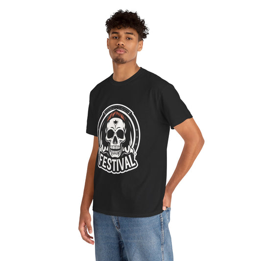 Festival Skull T-Shirt for Music Lovers